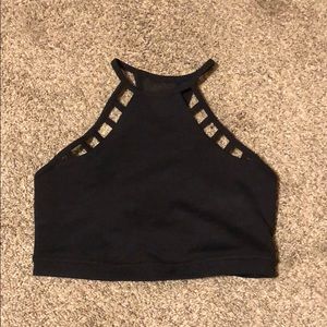 Crop sports bra